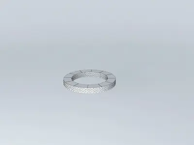 Segmented Gear Carcasse Free 3D model