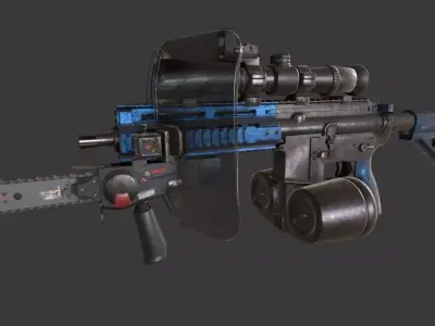 AR Redneck Survival Low-poly 3D model