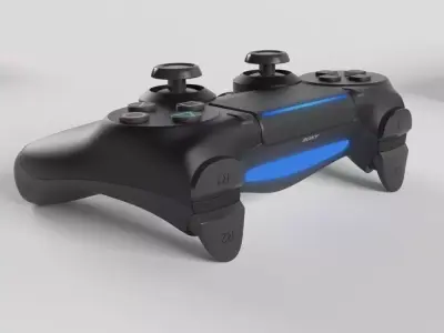 Sony PlayStation PS4 PRO DualShock Controller 3D model