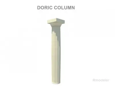 Greek Column Doric 3D model