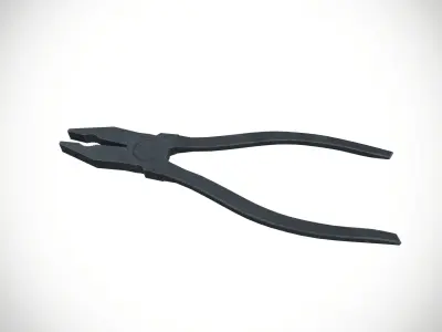 Plier Low-poly 3D model