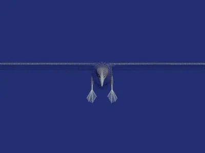 Low  Poly Alcatraz model Low-poly 3D model