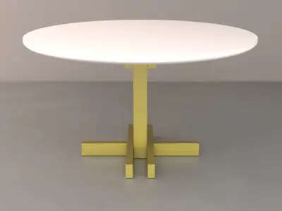 SUMER ROUND TABLE BASE - BALASAGUN METAL TABLE LEGS Free 3D model