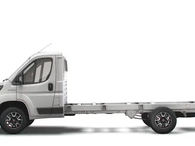 Fiat Ducato Chassis Truck Single Cab 4035 WB XL 2022 3D model