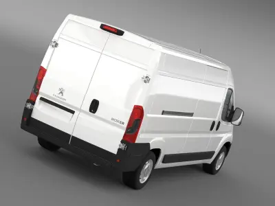 Peugeot Boxer Van L3H2 2017 3D model