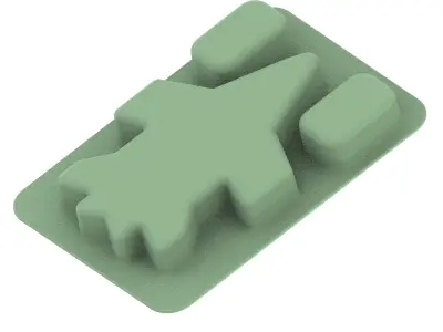 Kids Jet Dinner Plate 3D print model