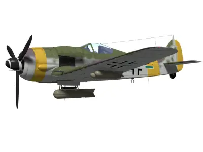 Focke Wulf Fw190 F8 3D model