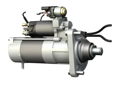 Starter Motor 04 3D model