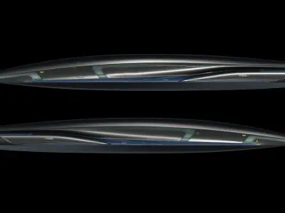Raven - B Model - Hypersonic Business Jet 8K 3D model