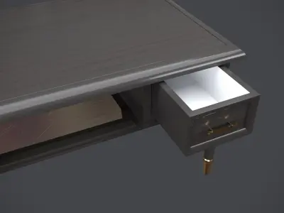 Desk 3D model purchase
