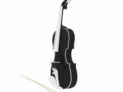 Violin 3D model
