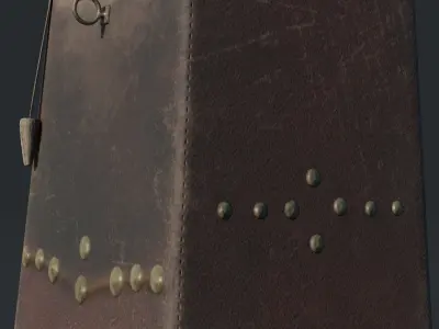 Carcaj - Aljaba Low-poly 3D model