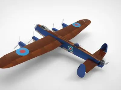 Avro Lancaster 3D model