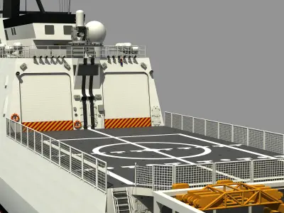 USCGC KIMBALL - LEGEND CLASS US CUTTER-COAST GUARD 3D model