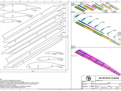DG-100 GLIDER 1-5 SCALE 3D print model