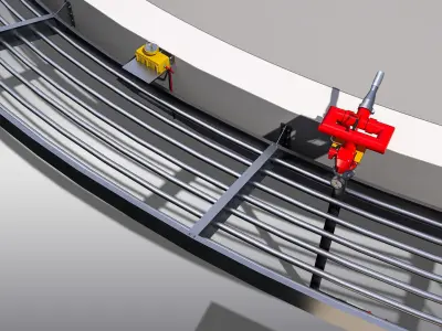 Circular Heliport 3D model
