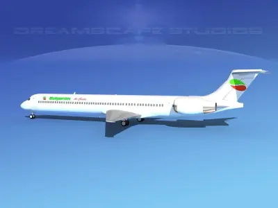McDonnell Douglas MD-90 Bulgaria 3D model