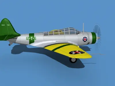 Douglas TBD-1 Devestator V05 3D model