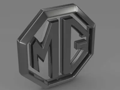 MG Logo 3D model