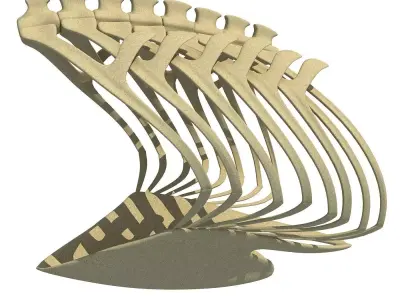 Penguin Rib Cage 3D model
