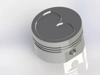 Piston head Free 3D model