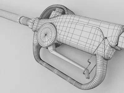 OIL DISPENSER NOZZLE Low-poly 3D model