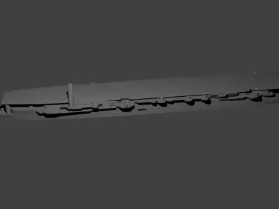 Japanese Aircraft Carrier Zuiho 3D print model