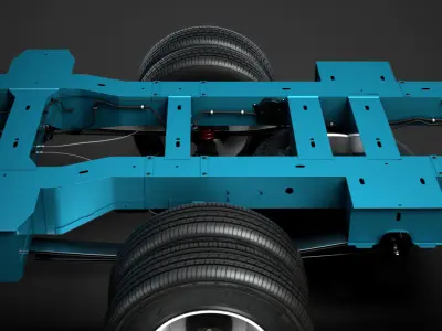 Vauxhall Movano CrewCab DW E20 Chassis 2020 3D model