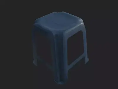 Stools stool Free low-poly 3D model