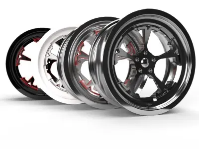 Tesla Wheel Free 3D model