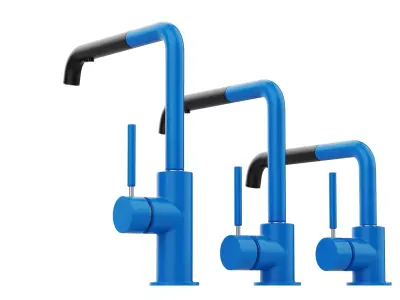 Faucet three faucets Free 3D model