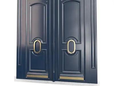 Entrance classic door 94 3D model