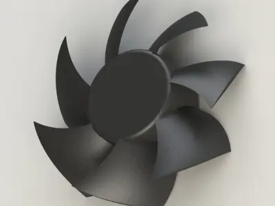 pc fan- propeller 3D model
