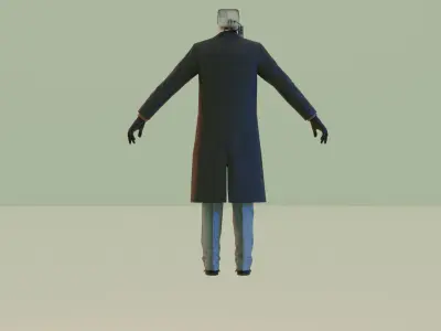 cameraman skibidi toilet 3D model