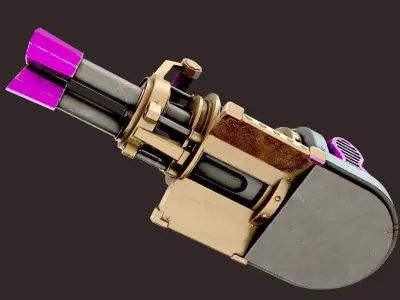 ARCANE - JINX MINIGUN - Cosplay - League of legends 3D model