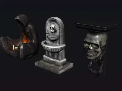 Architecture Gothic 3D model