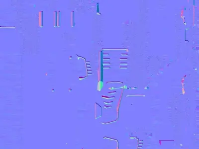 sub machine gun Low-poly 3D model