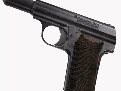 Astra 300 Gun Low-poly 3D model