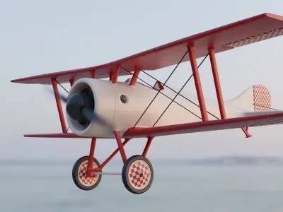 Biplane  3D model