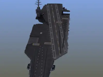 Aircraft Carrier CVN-79 3D model