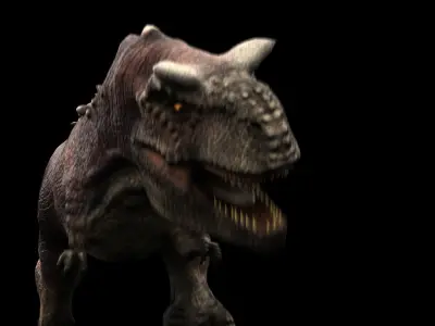 Carnotaurus Rigged 2018 3D model