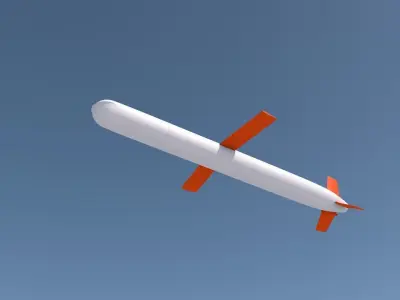 Tomahawk Land Attack Cruise Missile 3D model