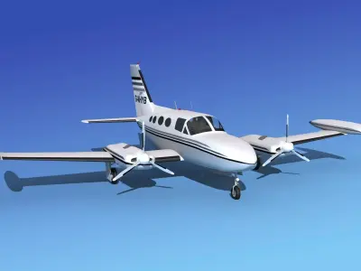 Cessna 421 Golden Eagle V03 3D model