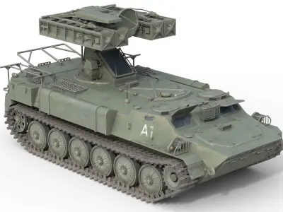 5 Military Vehicles Collection v27 Low-poly 3D model