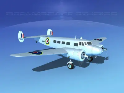Lockheed C-37 Royal Air Force 3D model