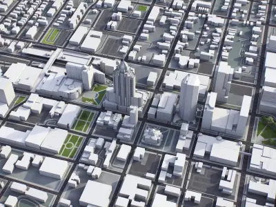 Lexington Low-poly 3D model