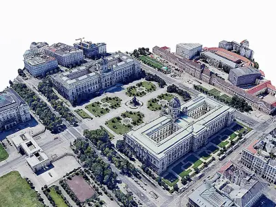 The Natural History Museum Vienna Low-poly 3D model