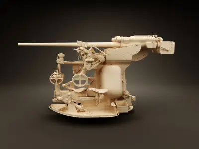 37 mm SK C30 3D model