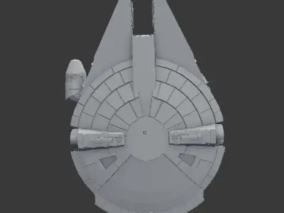 Millennium Falcon-star wars Free 3D model