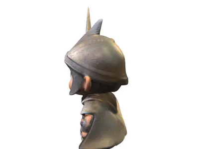 Child Warrior Model Low-poly 3D model